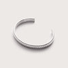 Silver Ridged Bangle