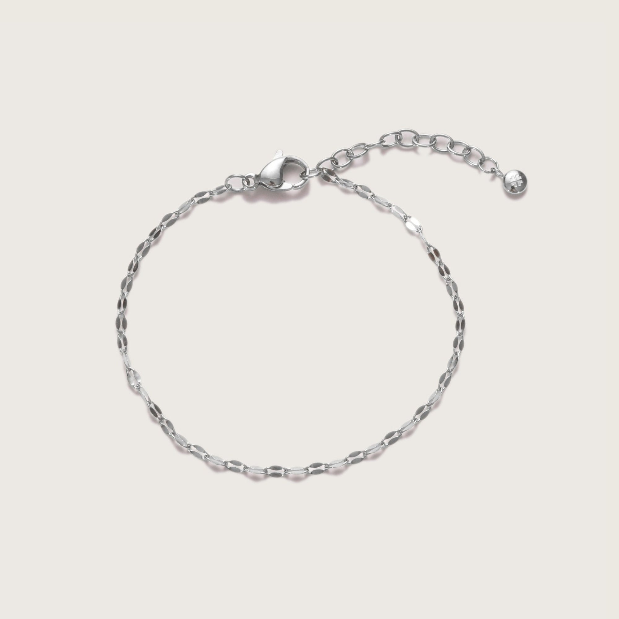 Silver Mirror Chain Bracelet