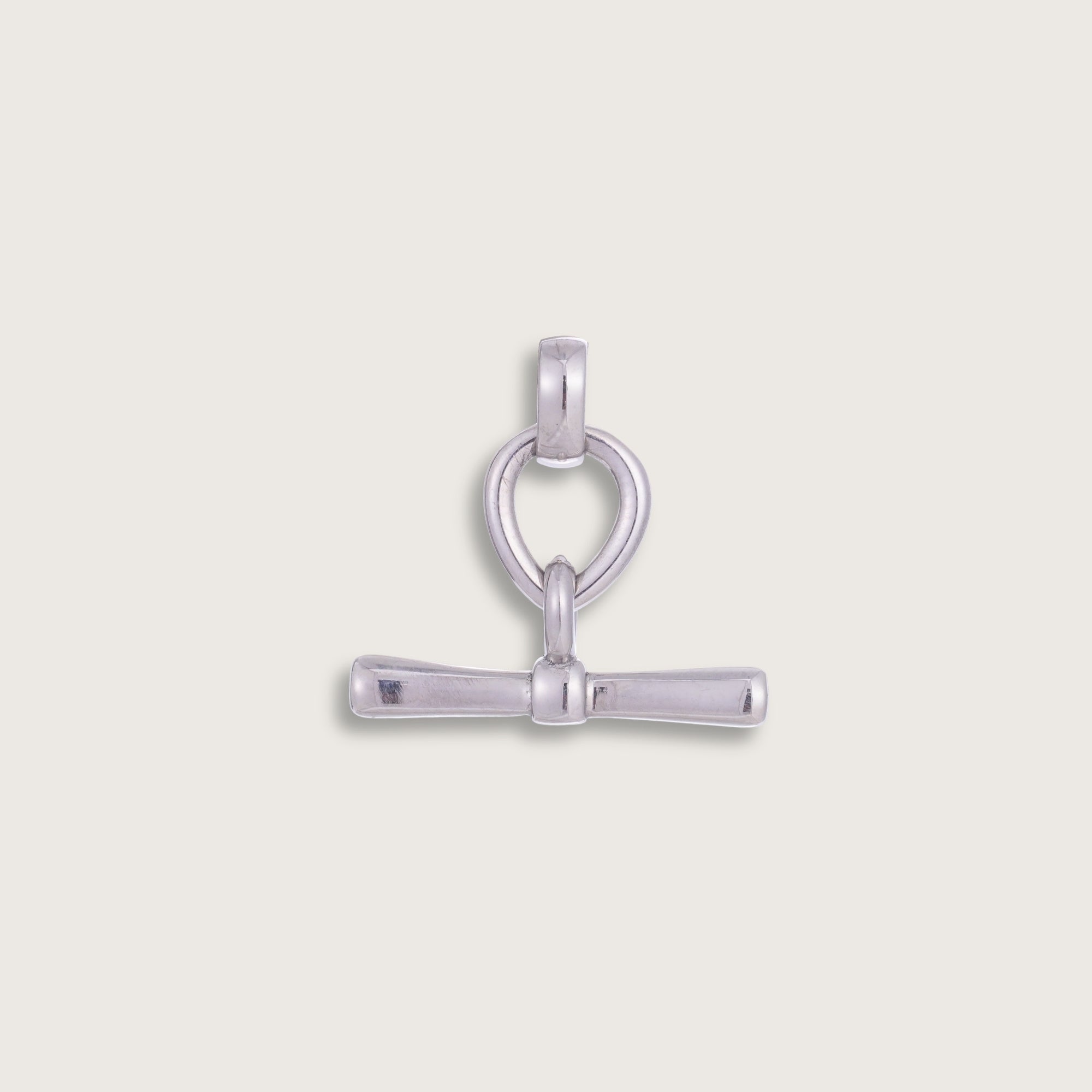 Silver T-Bar Necklace Charm
