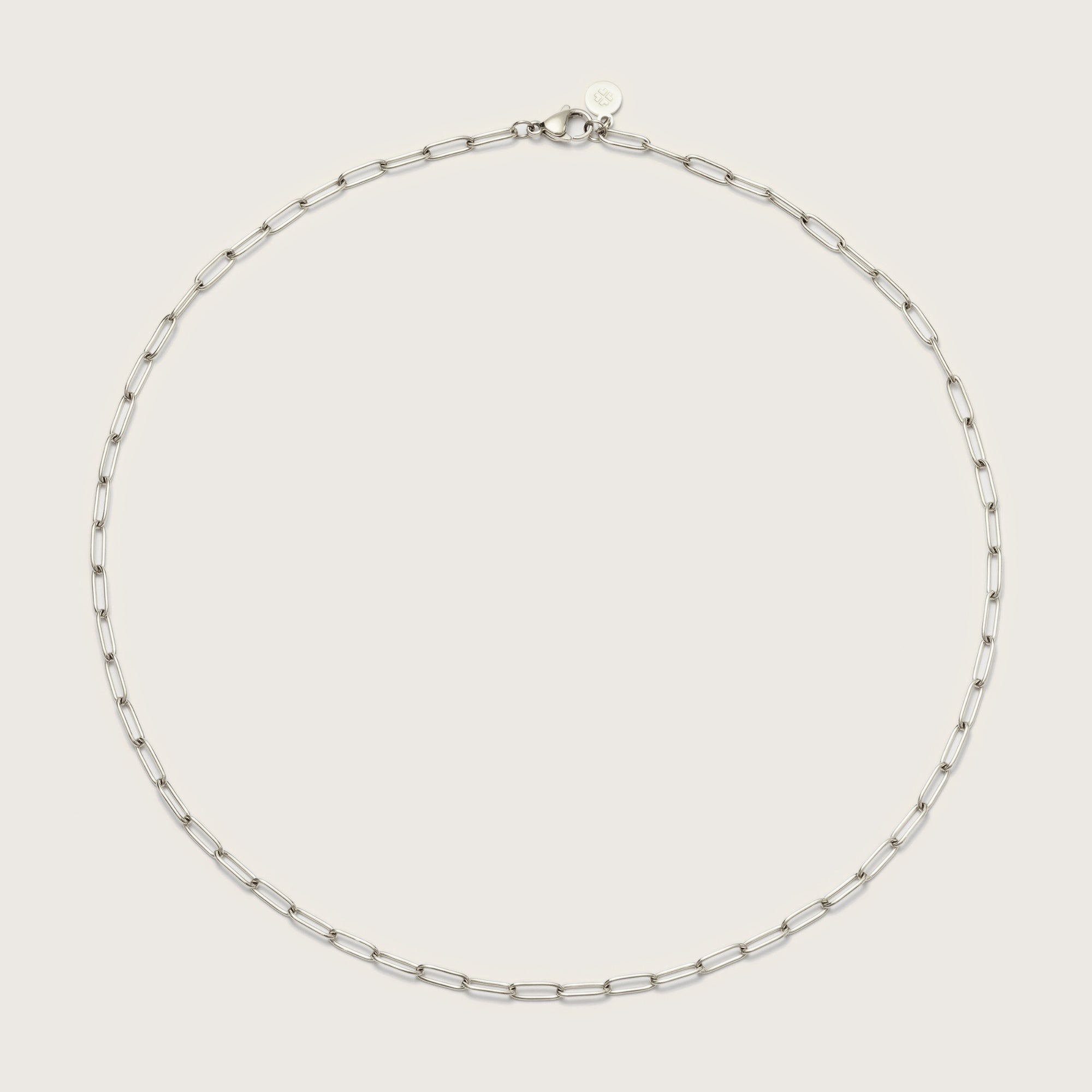 Silver Paperclip Necklace