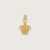 Gold Turtle Necklace Charm
