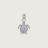 Silver Turtle Necklace Charm