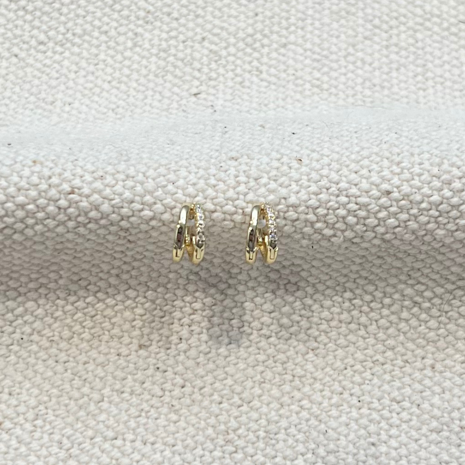Sample - Gold Double CZ Cartilage Clickers