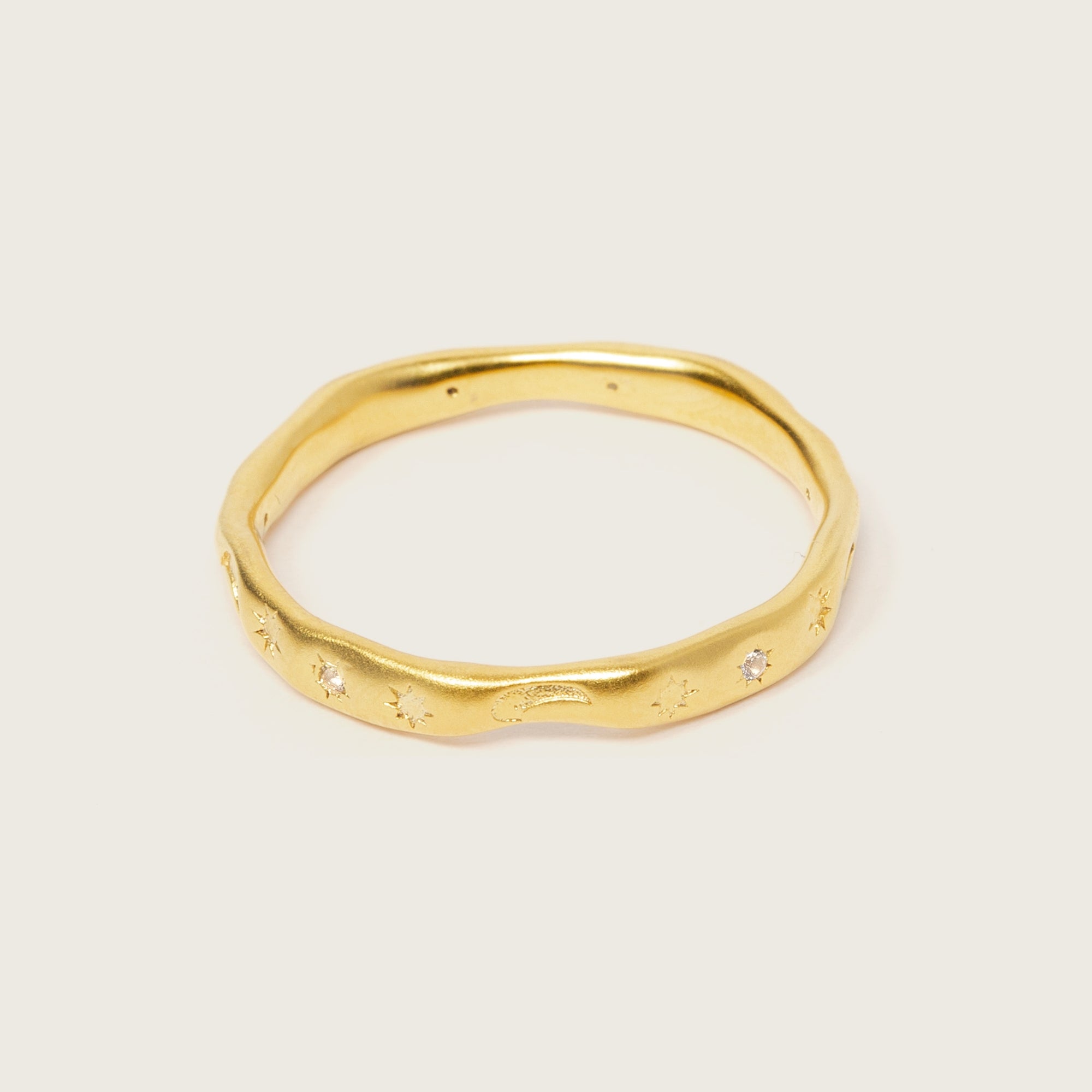 Gold Mystic Stacking Ring