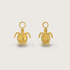 Gold Turtle Earring Charms