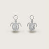 Silver Turtle Earring Charms