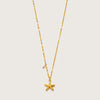 Gold Starfish Pendant Necklace