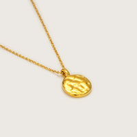 Gold Balaeric Pendant Necklace close-up of pendant detail