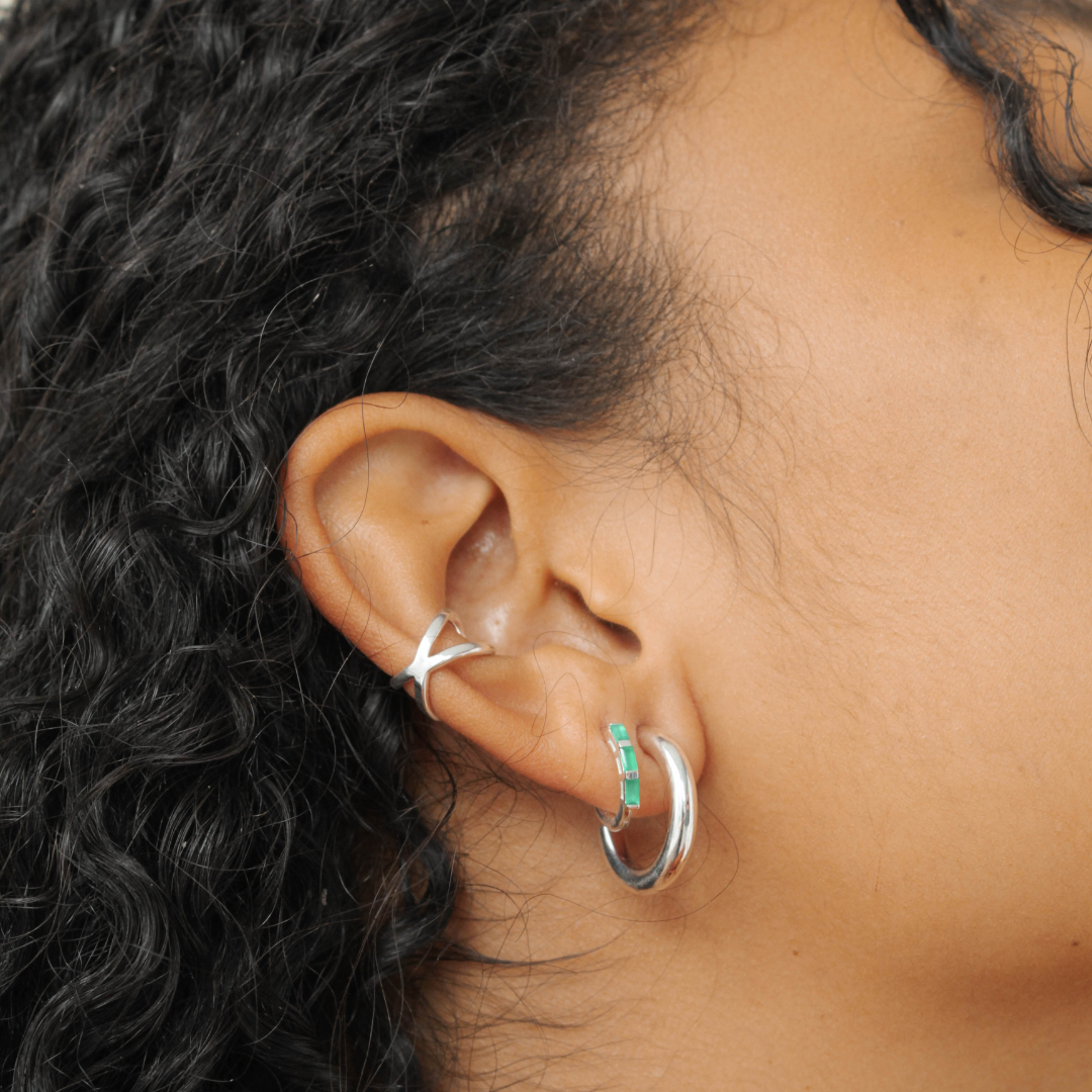 Silver Infinity Ear Cuff