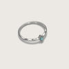 Silver Ethereal Amazonite Ring