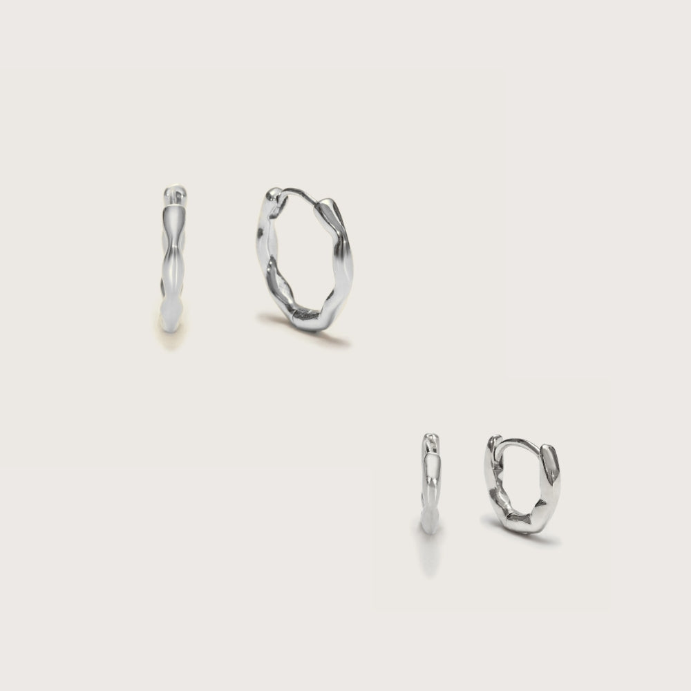 Silver Ethereal Stacking Set
