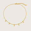 Gold Molten Coin Choker - Pre-order