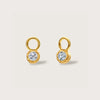 Gold Crystal Molten Round Charms - Pre-order