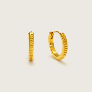 Gold Pleated Huggies