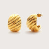 Gold Solstice Statement Studs