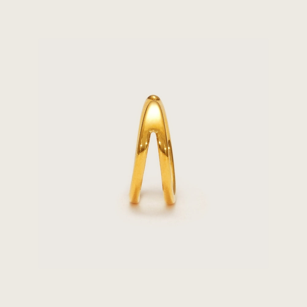 Gold Split Ear Cuff