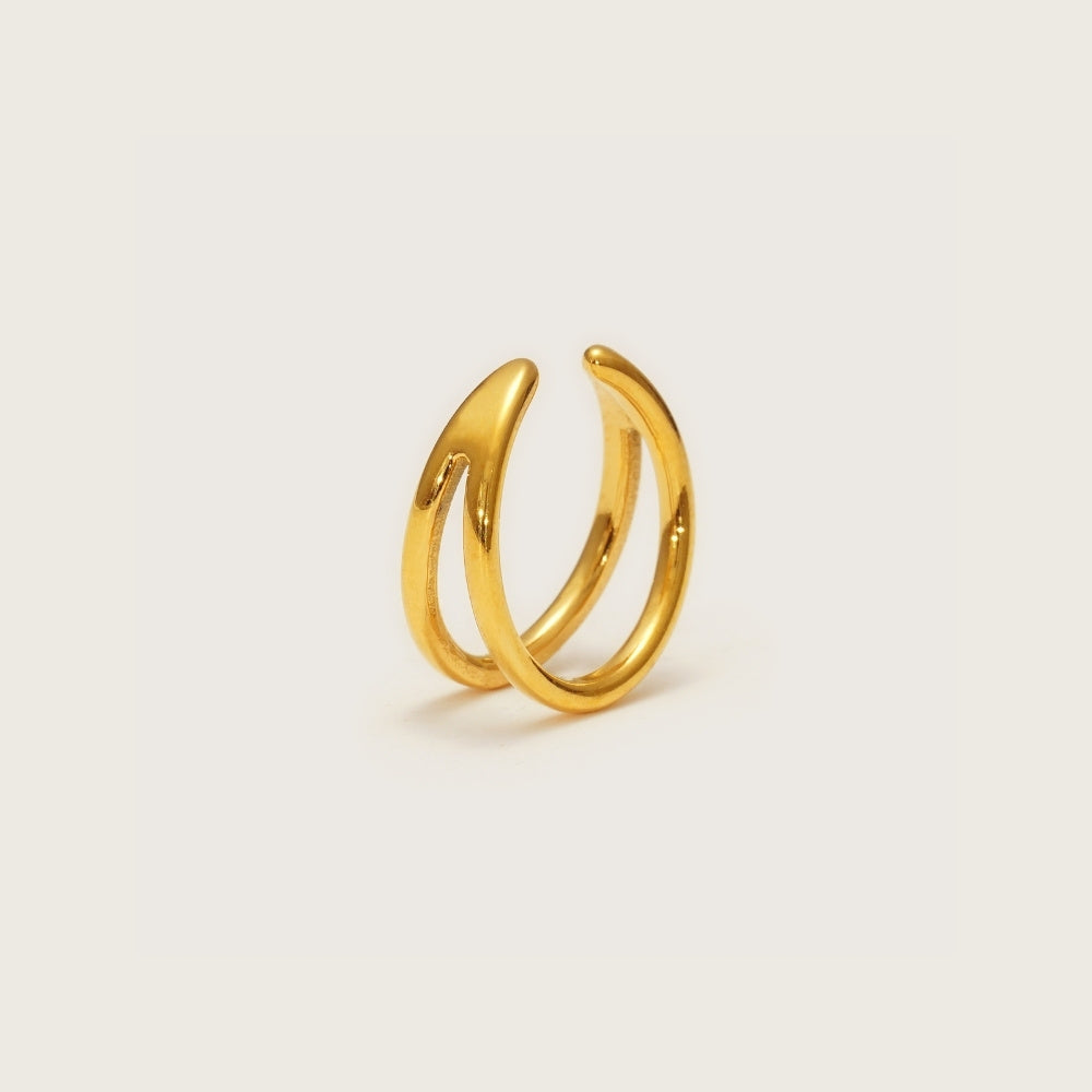 Gold Split Ear Cuff