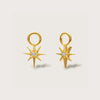 Gold Crystal Star Charms