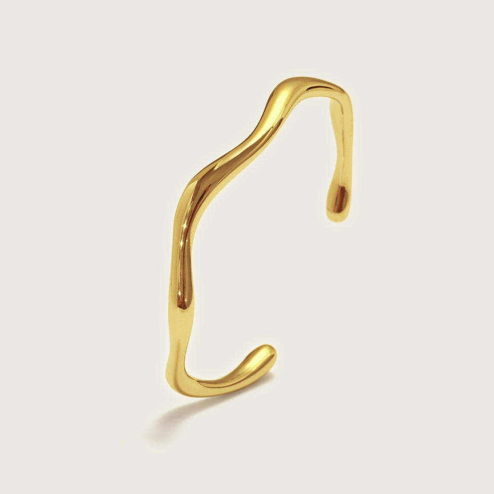 Gold Ethereal Bangle