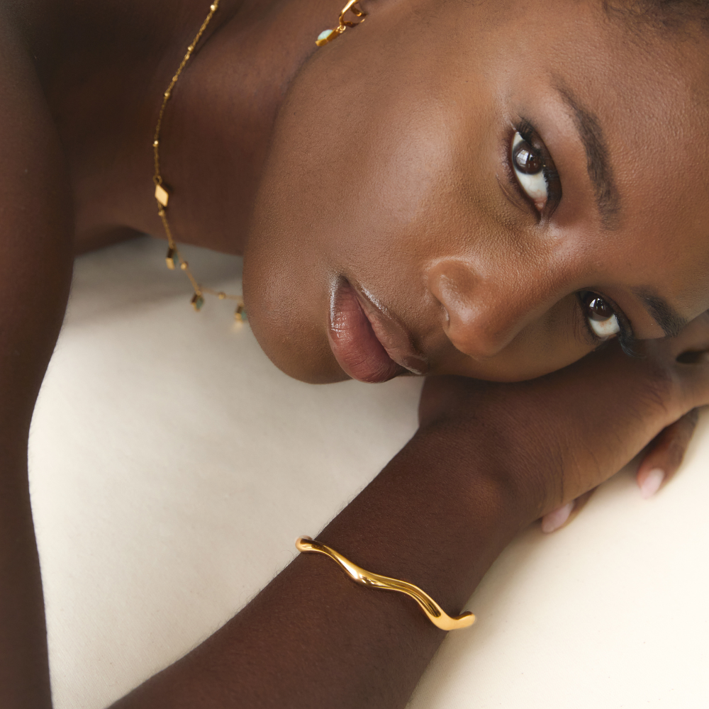 Gold Ethereal Bangle