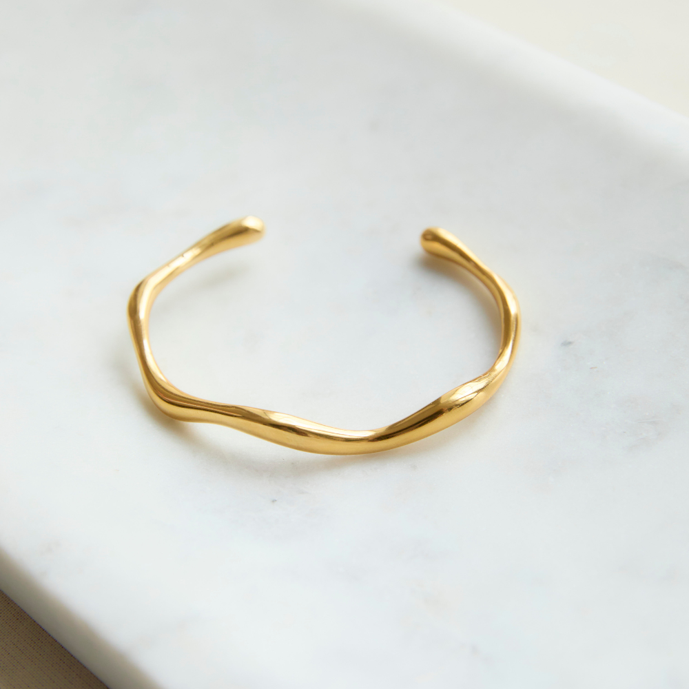 Gold Ethereal Bangle
