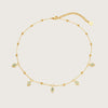 Gold Ethereal Amazonite Choker Necklace - Pre-order