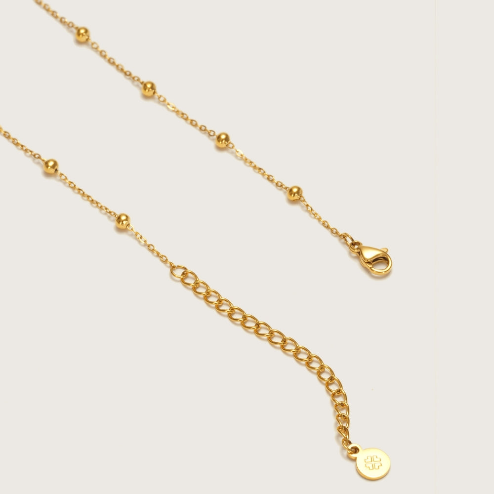 Gold Ethereal Amazonite Choker Necklace