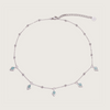 Silver Ethereal Amazonite Choker Necklace