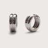 Silver Double Take Hoops