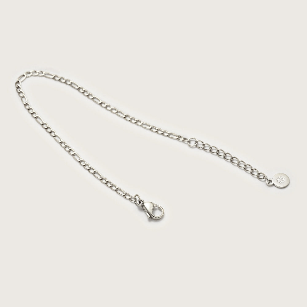 Silver Dainty Figaro Bracelet
