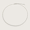 Silver Dainty Figaro Chain Necklace