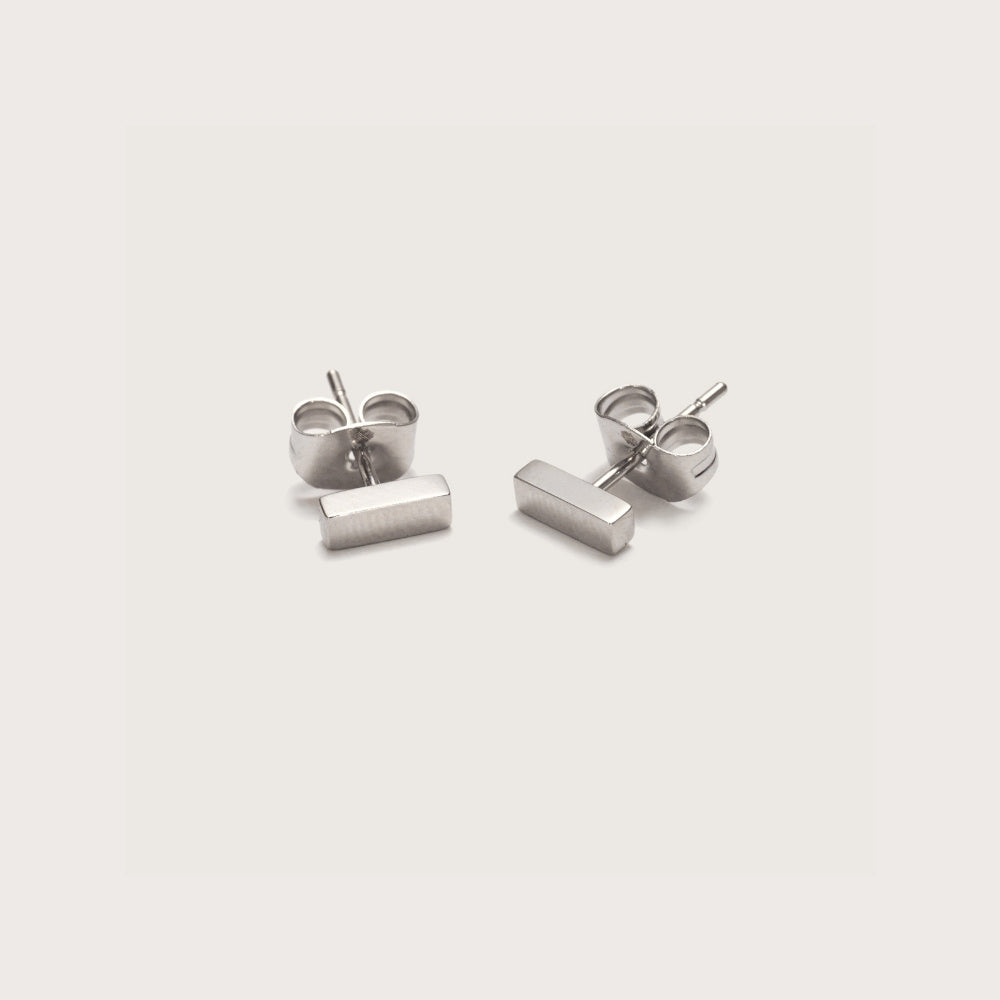Silver Linear Studs