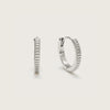 Silver Pleated Huggies