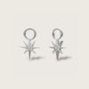 Silver Crystal Star Charms