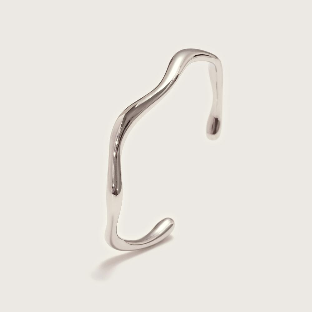 Silver Ethereal Bangle