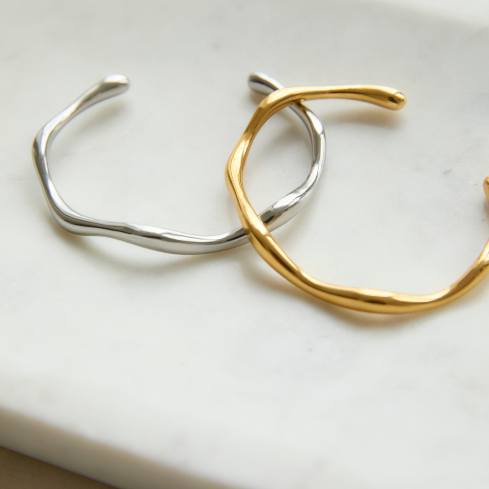 Silver Ethereal Bangle