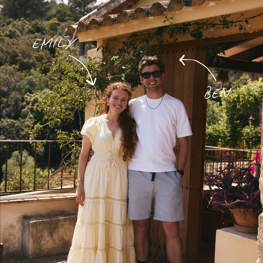 Emily and Ben, founders of Milly Grace