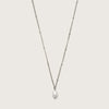 Silver Pearl Pendant Necklace