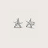 Silver Starfish Stud Earrings