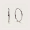 Silver Ultimate Midi Hoops 20mm