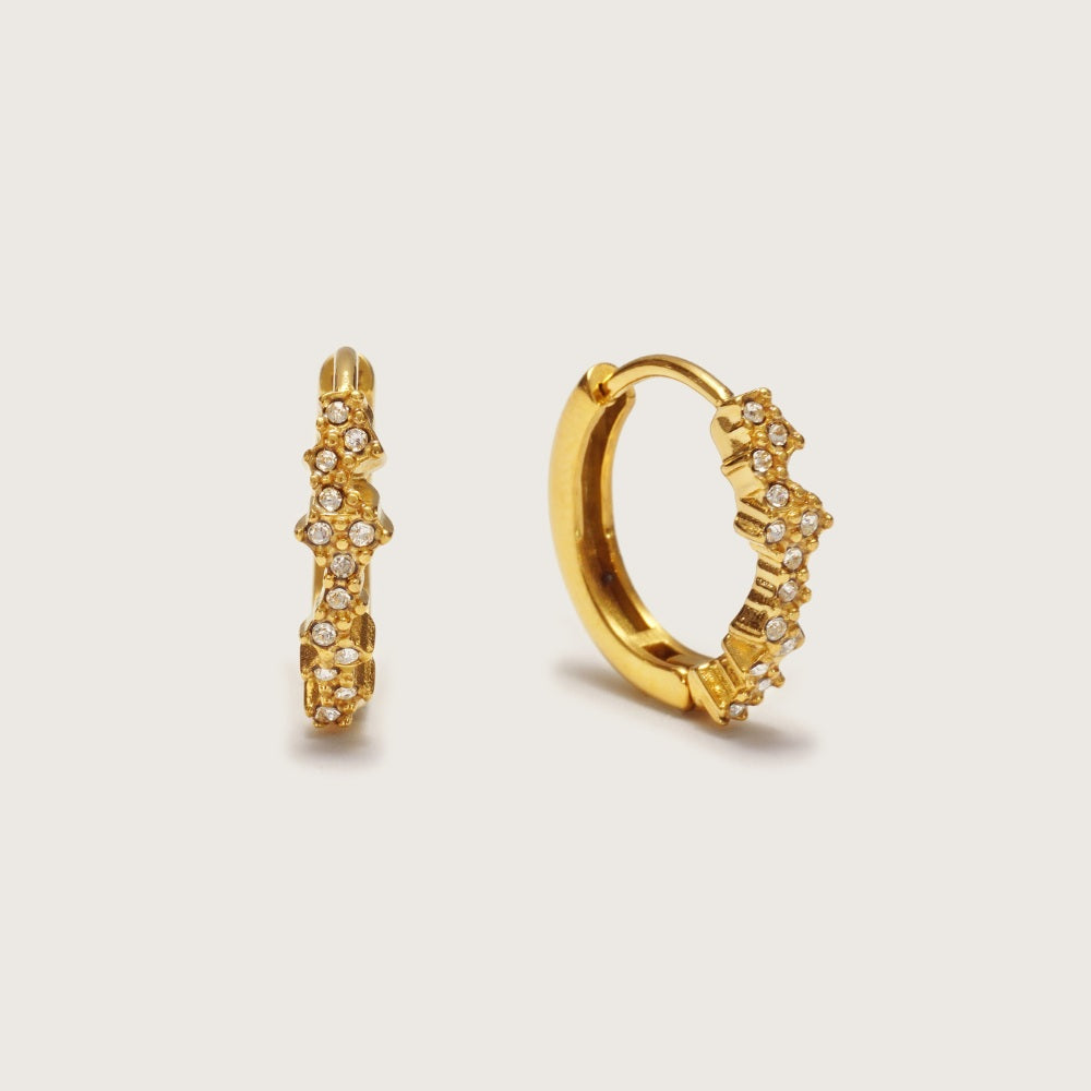 Gold Crystal Constellation Huggies
