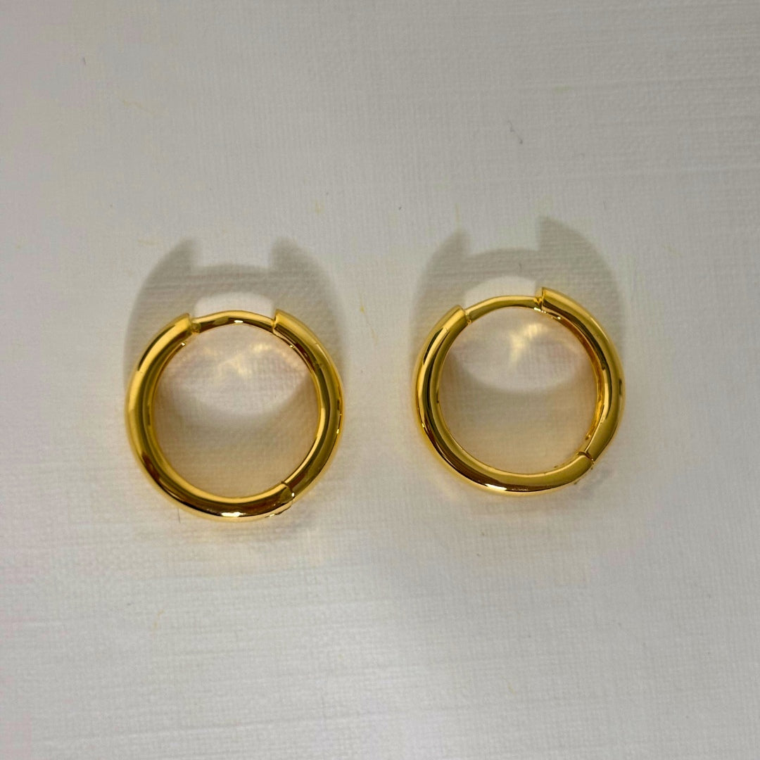 Sample Sale Gold 20mm Hoops