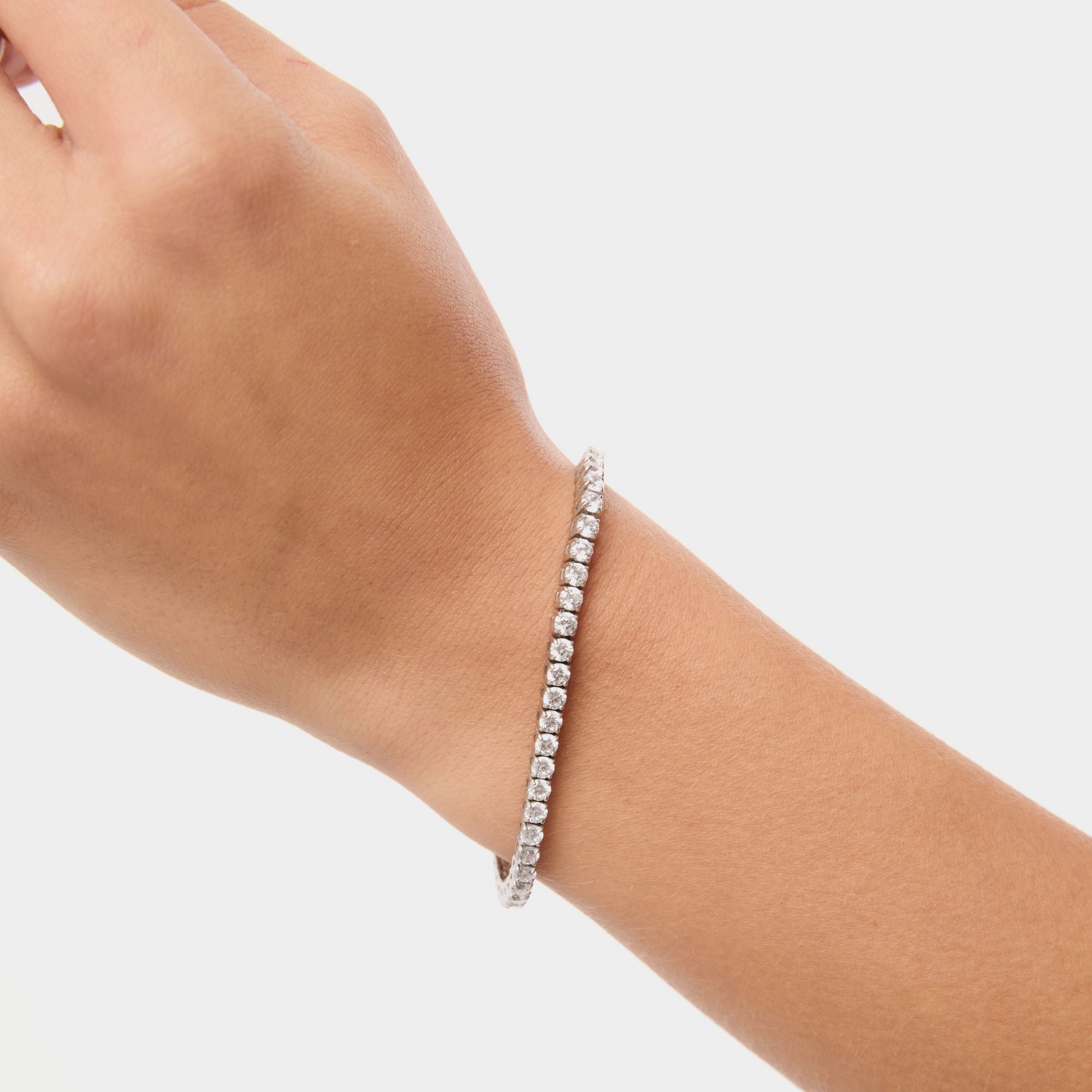 Silver Tennis Bracelet