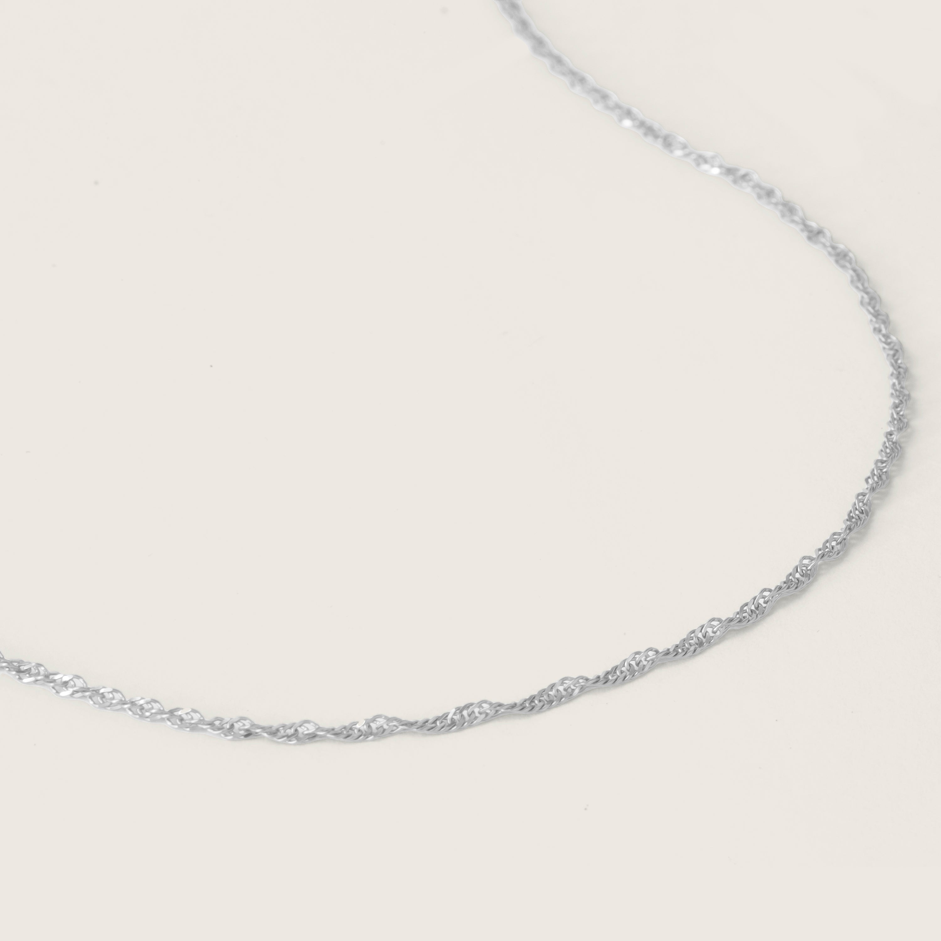 Sterling silver clearance singapore chain necklace